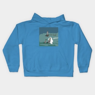 My Flock - Pigeon Flock Kids Hoodie